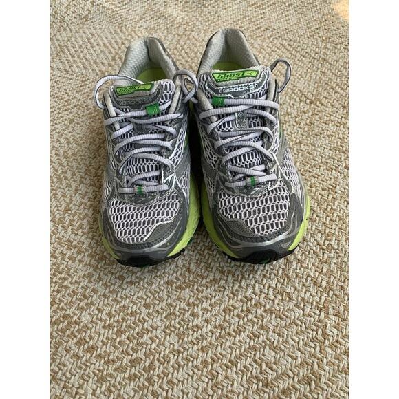 Brooks Womens Ghost 4 Evolution Athletic Shoes Silver Green Mesh Running 6.5 - Picture 5 of 10